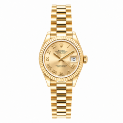 Rolex Datejust 28MM 279178 18K Yellow Gold Watch